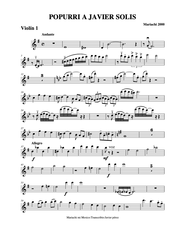 La imagen puede contener una previsualizacion de una partitura